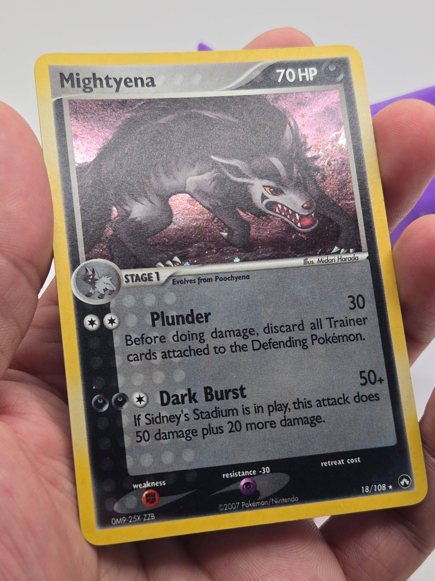 2007 Power Keepers - Mightyena 18/108