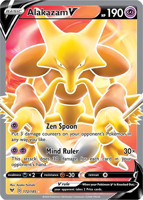 2020 Vivid Voltage - Alakazam V 172/185