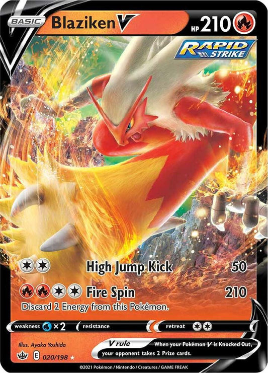 2021 Chilling Reign - Blaziken V 20/198