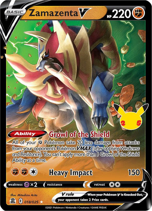 2021 25th Celebrations - Zamazenta V 18/25