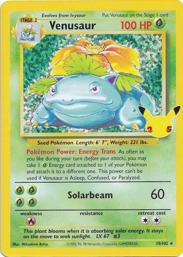 2021 25th Celebrations - Venusaur 15/102