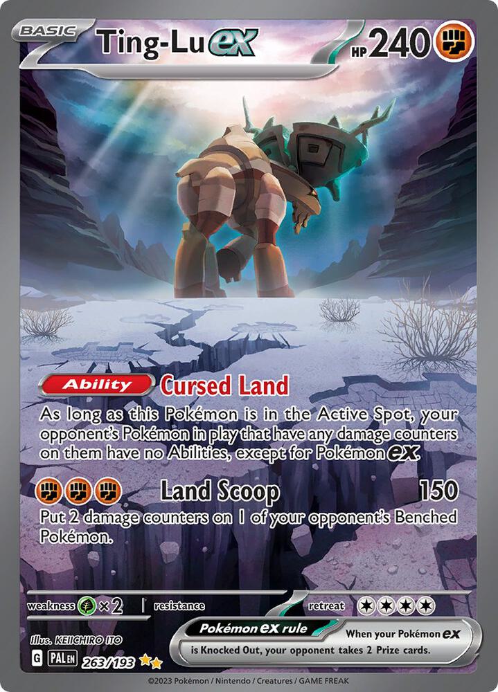 2023 Paldea Evolved - Ting-Lu ex 263/193