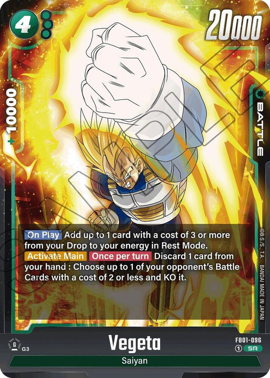 2024 Dragon Ball Fusion World Awakened Pulse - Vegeta FB01-096
