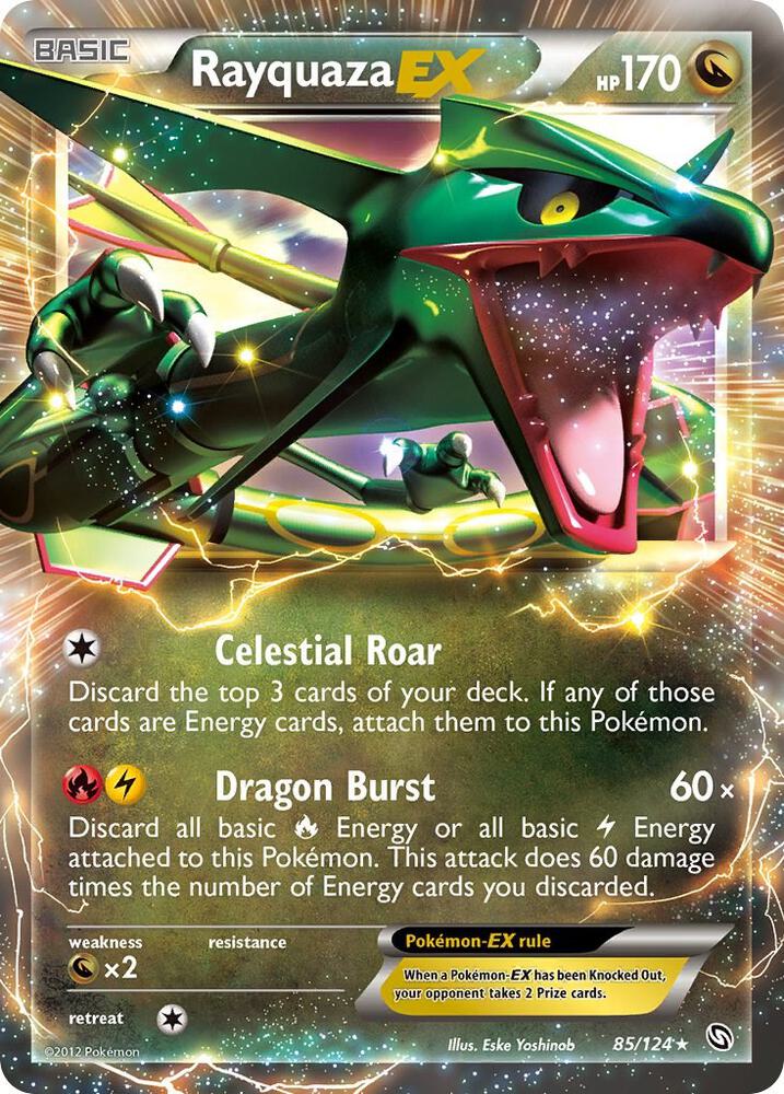 2012 Dragons Exalted - Rayquaza EX 85/124