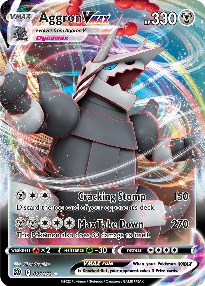 2022 Brilliant Stars - Aggron VMAX 97/172