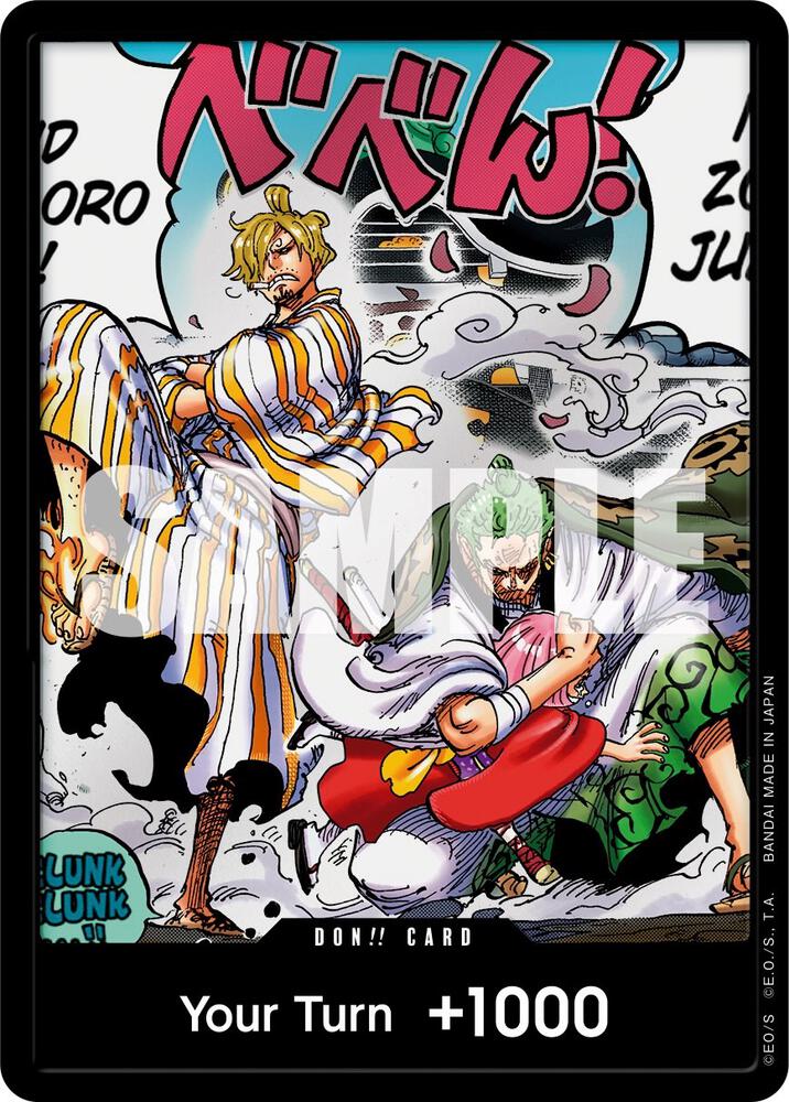 2023 One Piece Wings of the Captain - DON!! Card (Alternate Art) OP06