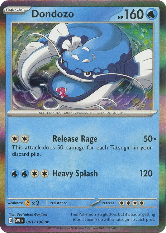 2023 Scarlet & Violet Base Set - Dondozo 61/198