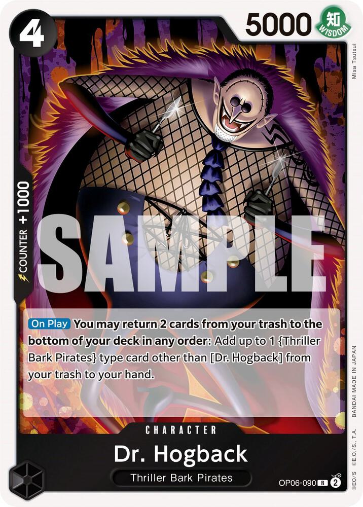 2023 One Piece Wings of the Captain - Dr.Hogback OP06-090