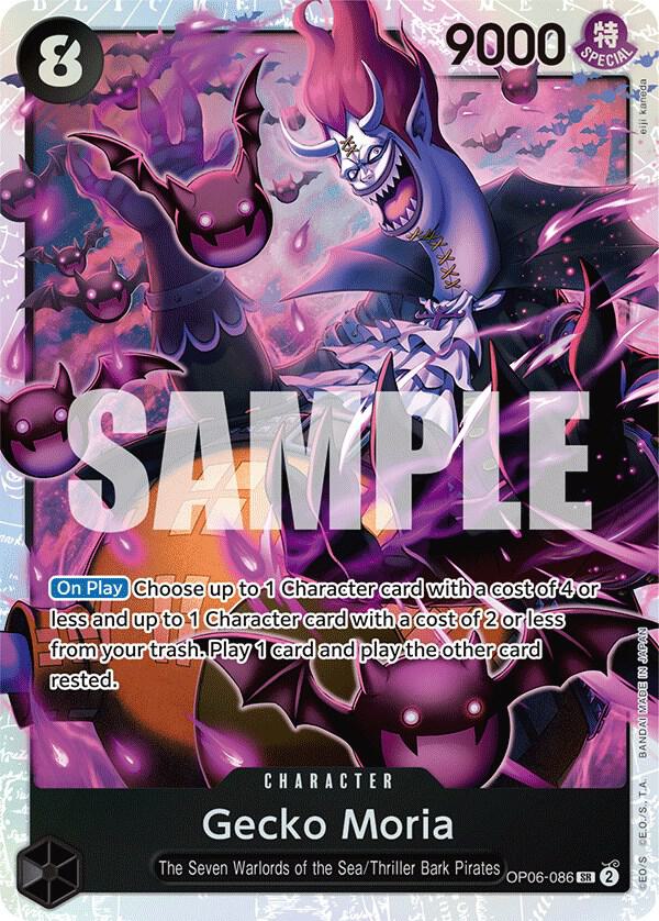 2023 One Piece Wings of the Captain - Gecko Moria OP06-086