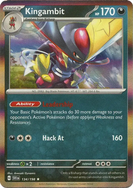 2023 Scarlet & Violet Base Set - Kingambit 134/198