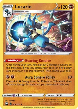 2022 Brilliant Stars - Lucario 79/172