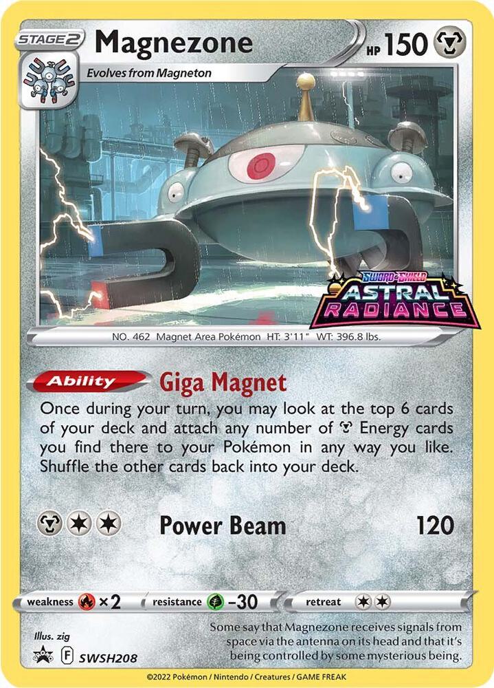 2022 Sword & Shield Promo Cards - Magnezone SWSH208