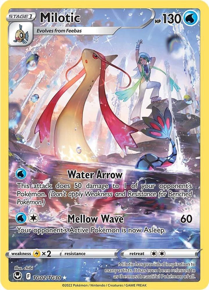 2022 Silver Tempest Trainer Gallery - Milotic TG02/TG30