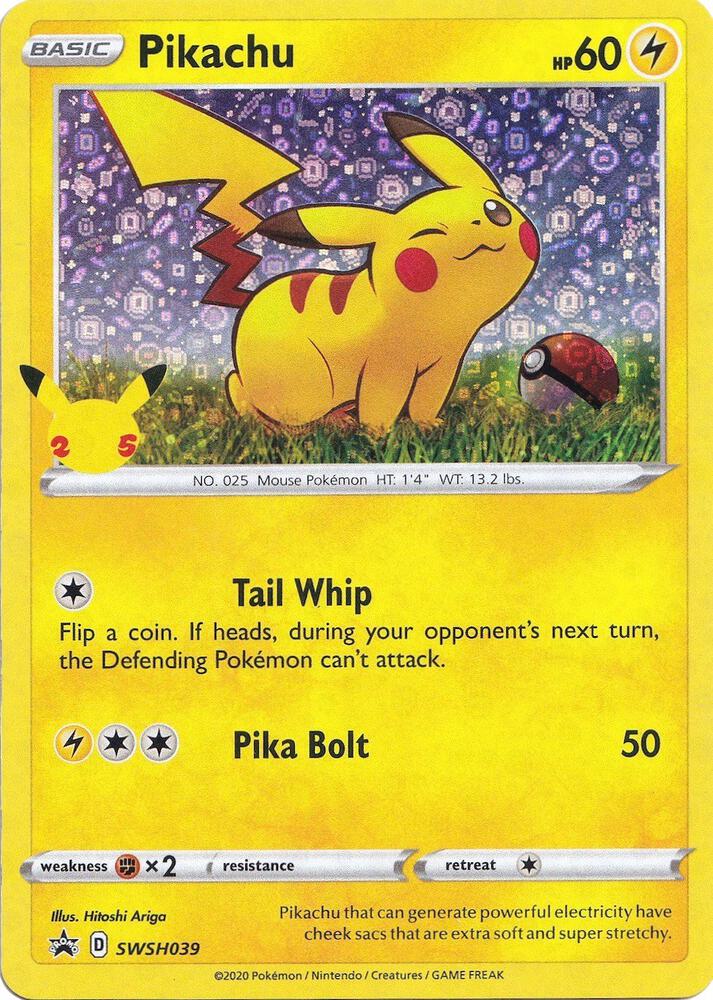 2020 Miscellaneous Cards & Products - Pikachu SWSH039