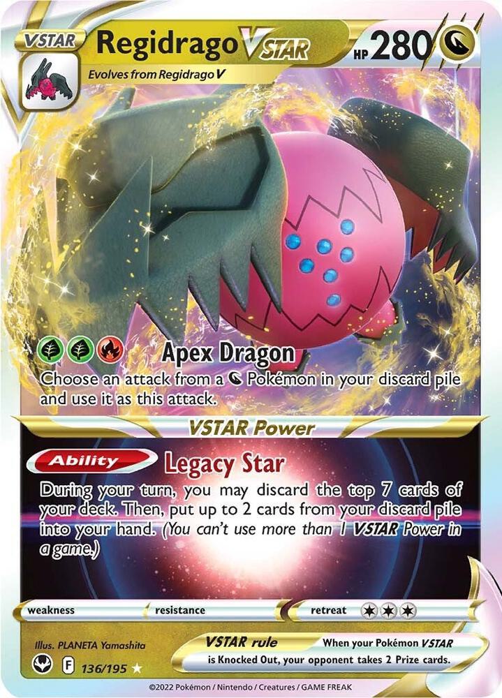 2022 Silver Tempest - Regidrago VSTAR 136/195