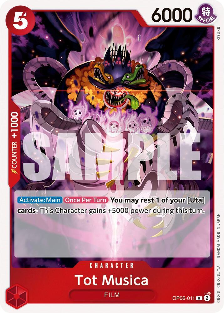 2023 One Piece Wings of the Captain - Tot Musica OP06-011