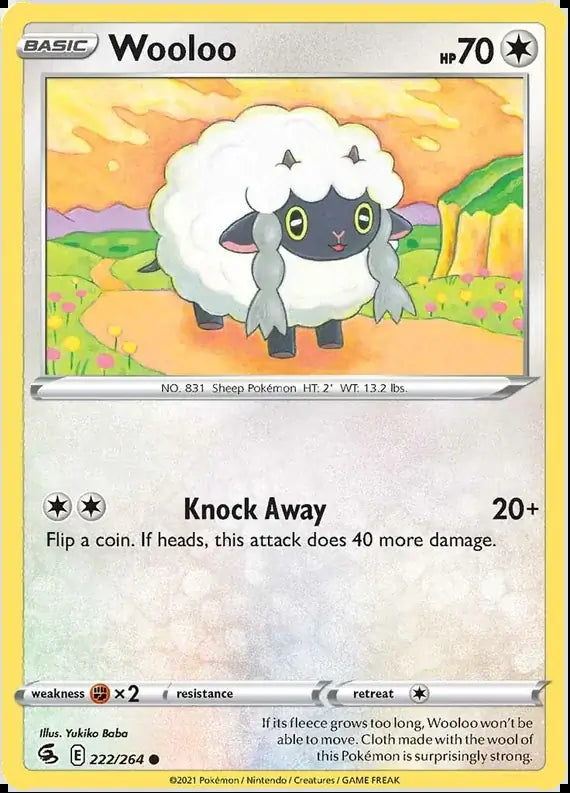 2021 Miscellaneous Cards & Products - Wooloo 222/264