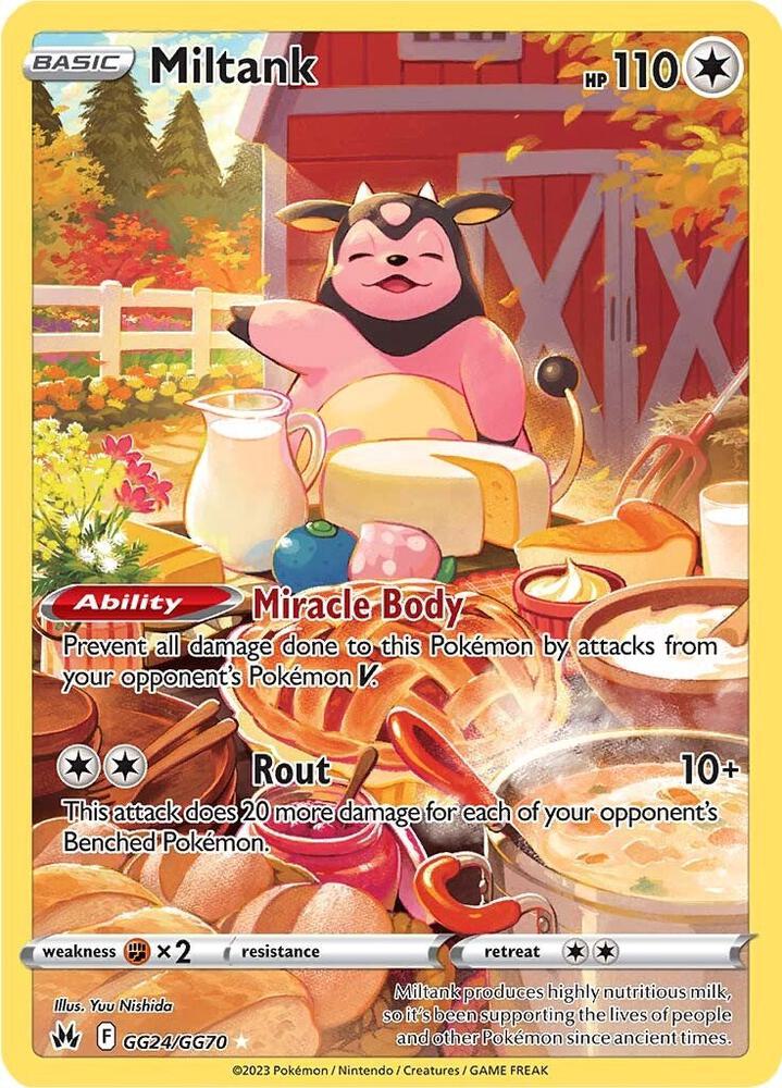 2023 Crown Zenith: Galarian Gallery - Miltank GG24-GG70
