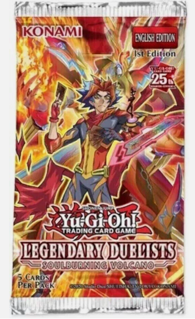 2023 Yu-Gi-Oh Legendary Duelists - Soulburning Volcano (1st Edition) - Booster Pack