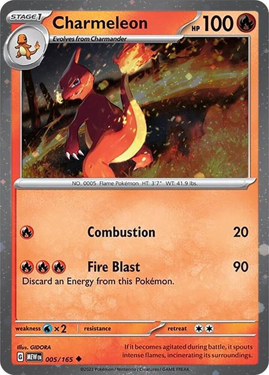 2023 Scarlet & Violet 151 - Charmeleon 5/165