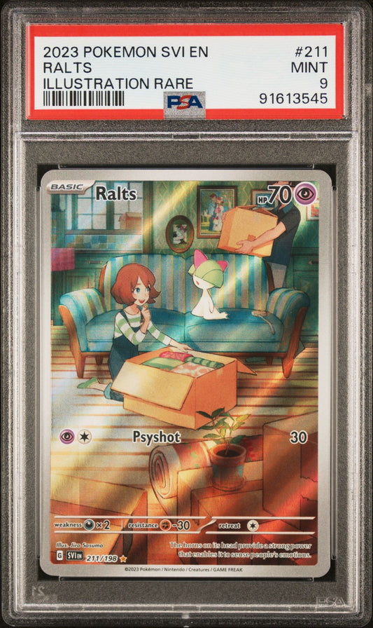 2023 Scarlet & Violet Base Set - Ralts #211 PSA 9