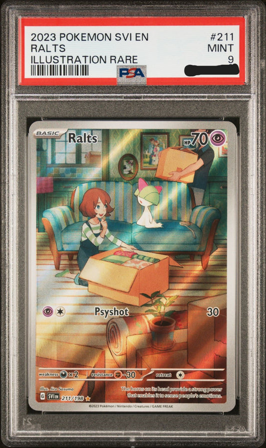2023 Scarlet & Violet Base Set - Ralts #211 PSA 9