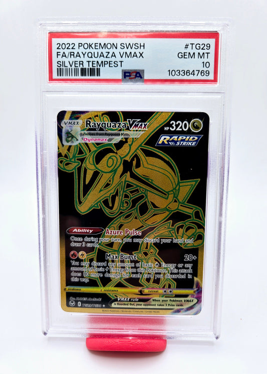 2022 Silver Tempest Trainer Gallery - Rayquaza VMAX TG29 PSA 10
