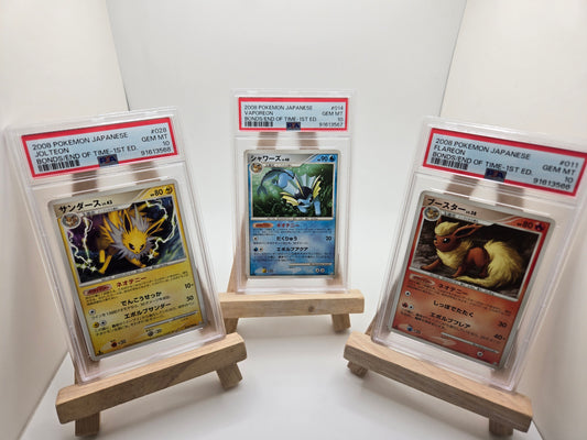 2008 Bonds To The End Of Time - Flareon, Vaporeon, Glaceon, Jolteon, Leafeon PSA 10
