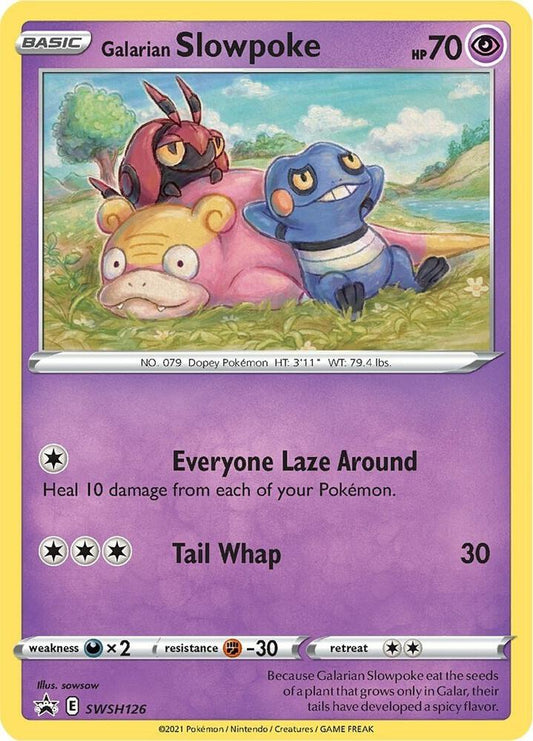 2021 Sword & Shield Promo Cards - Galarian Slowpoke SWSH126