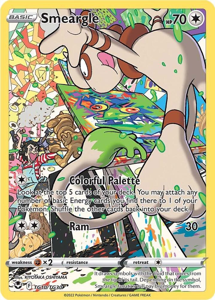 2022 Silver Tempest Trainer Gallery - Smeargle TG10/TG30