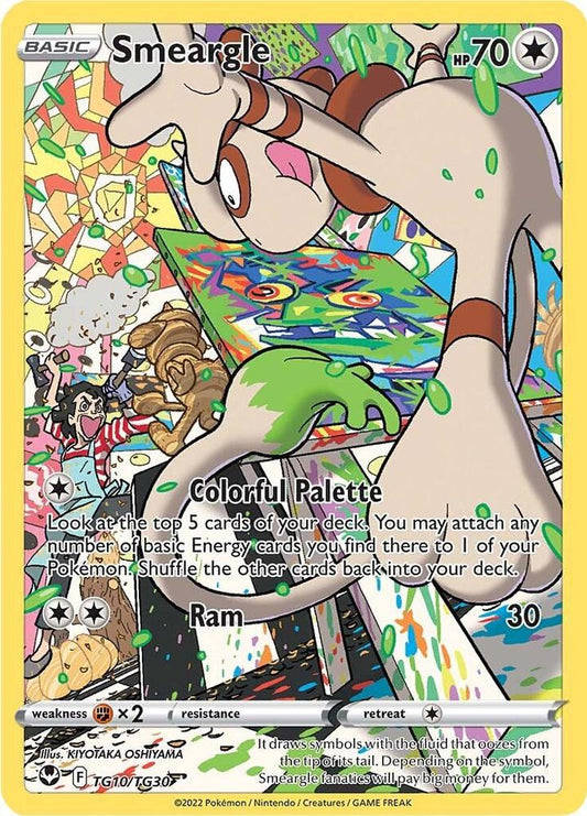 2022 Silver Tempest Trainer Gallery - Smeargle TG10/TG30