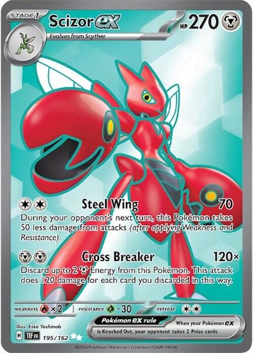 2024 Temporal Forces - Scizor ex 195/162
