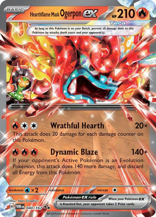 2024 Twilight Masquerade - Hearthflame Mask Ogerpon ex 40/167