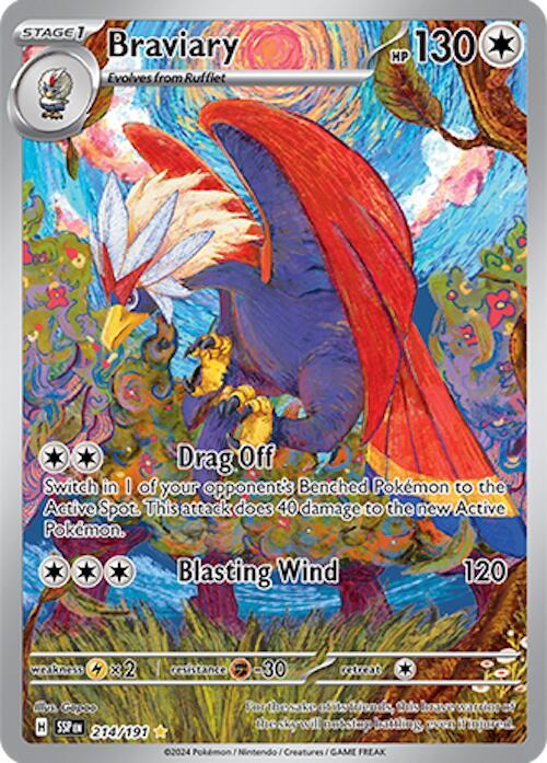 2024 Surging Sparks - Braviary 214/191