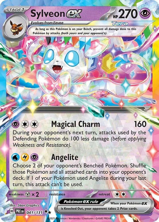 2025 Prismatic Evolutions - Sylveon ex 41/131