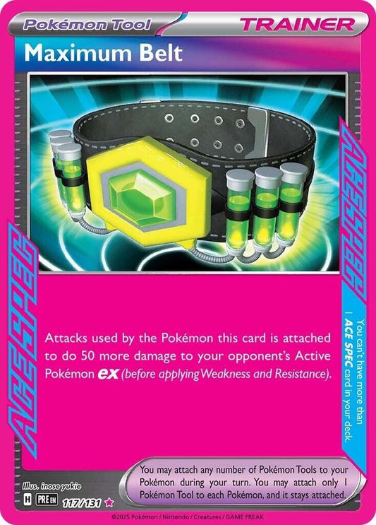 2025 Prismatic Evolutions - Maximum Belt 117/131
