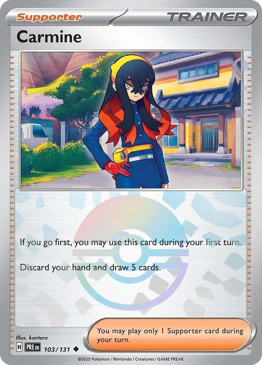 2025 Prismatic Evolutions - Carmine 103/131