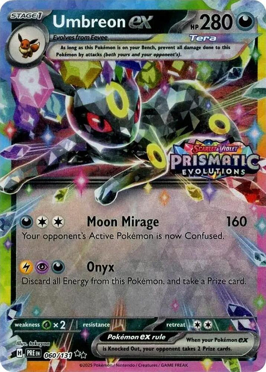 2025 Miscellaneous Cards & Products - Umbreon ex - 060/131 (Prismatic Evolutions Stamp)