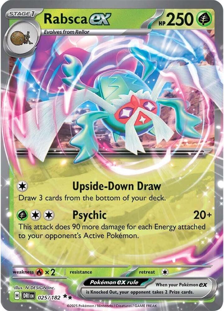 2025 Destined Rivals - Rabsca ex 25/182