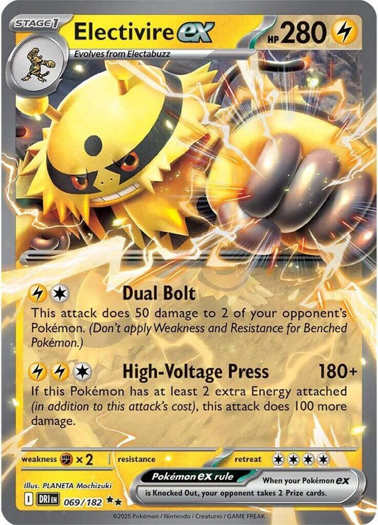 2025 Destined Rivals - Electivire ex 69/182