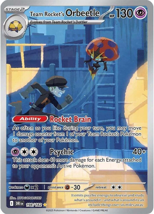 2025 Destined Rivals - Team Rocket's Orbeetle 198/182
