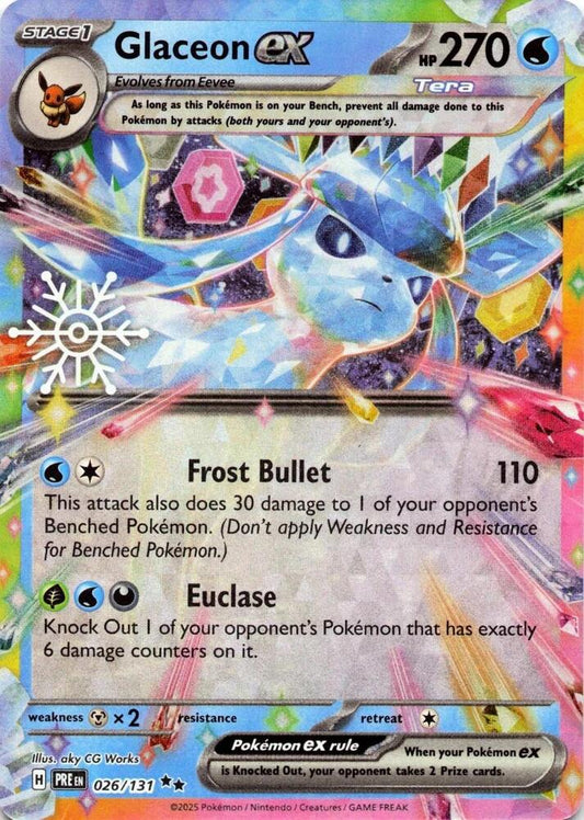 2025 Miscellaneous Cards & Products - Glaceon ex 26/131 (Holiday Calendar 2025)