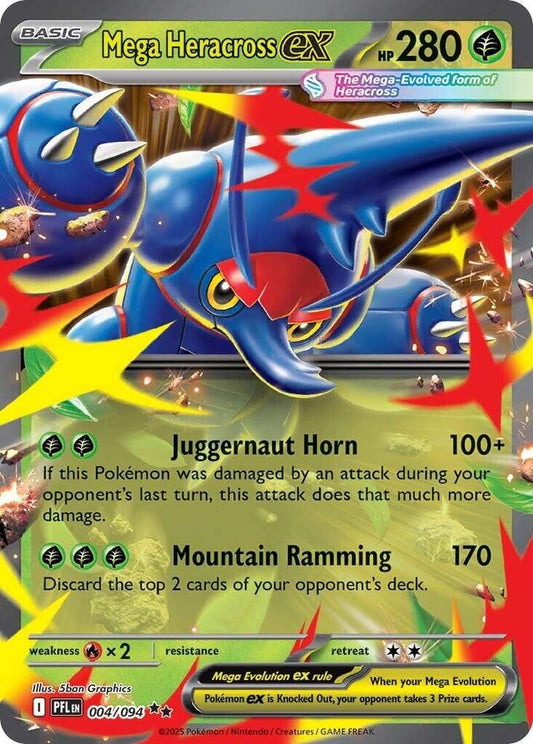 2025 Phantasmal Flames - Mega Heracross ex 4/94