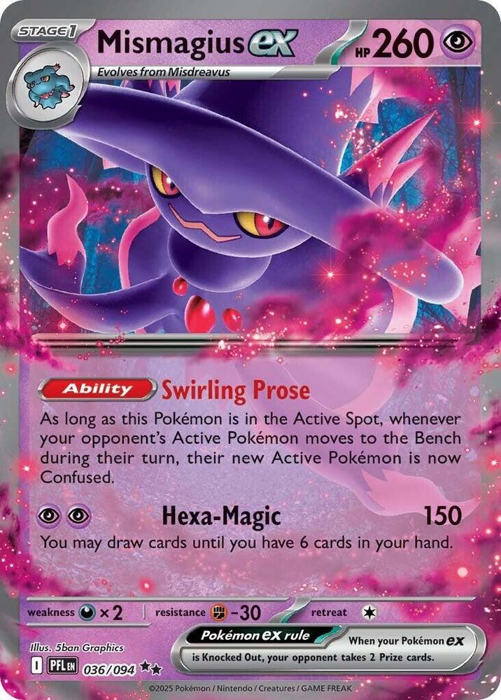 2025 Phantasmal Flames - Mismagius ex 36/94