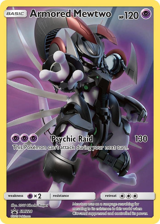 2019 Sun & Moon Promos - Armored Mewtwo SM228