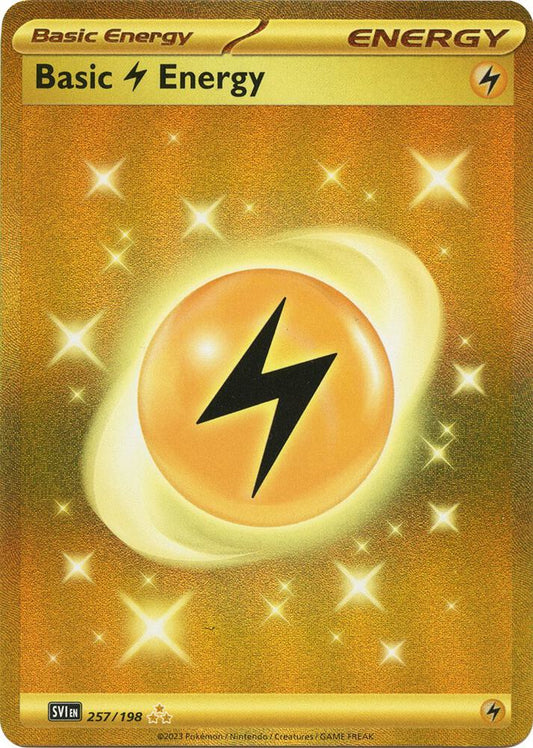 2023 Scarlet & Violet Base Set - Basic Lightning Energy 257/198