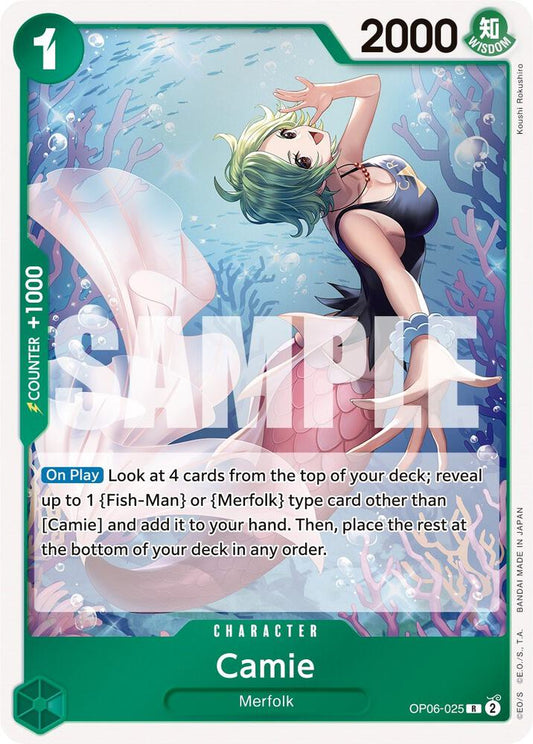 2023 One Piece Wings of the Captain - Camie OP06-025
