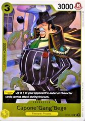 2023 One Piece Kingdoms Of Intrigue - Capone Gang Bege OP04-100