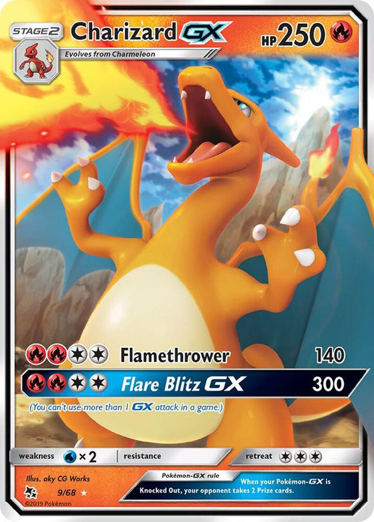 2019 Hidden Fates - Charizard GX 9/68