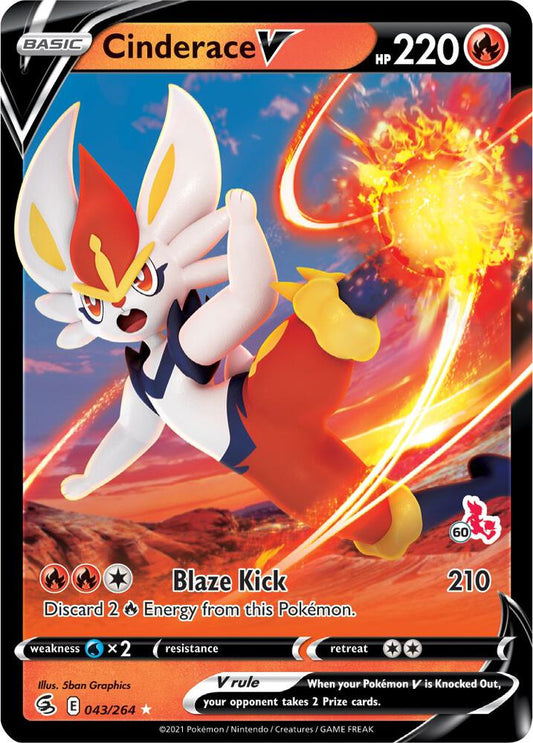 2022 Battle Academy - Cinderace V 43/264
